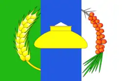 Drapeau de Raïon de Novossibirsk
