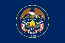 Drapeau de l'Utah de 1922 à 2011