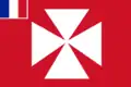 Drapeau du protectorat français de Wallis-et-Futuna (1886-1887).