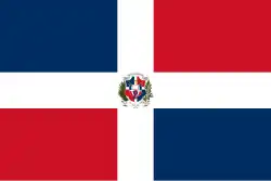 Drapeau de la République dominicaine de 1849 à 1861