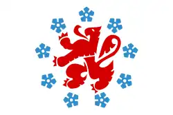 Drapeau de la Communauté germanophone de Belgique