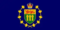 Drapeau du lieutenant-gouverneur de la Saskatchewan.