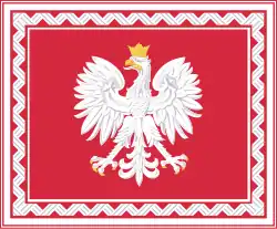 Drapeau du président de la république de Pologne
