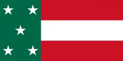 Drapeau de État libre et souverain de Yucatán