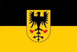 Drapeau de Lübben (Spreewald)/Lubin (Błóta)