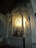 Le retable du maître-autel.