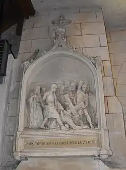 Chemin de croix -Station VII.