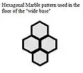 Cette nouvelle structure hexagonale est utilisée à fleuri le sol de la «&nbsp;base large&nbsp;».