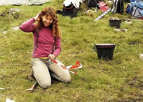 Florence Guillot à Montréal-de-Sos, 2011.