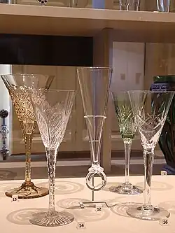 Flûtes de Champagne, XIXe&nbsp;siècle.