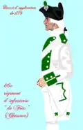 Uniforme de 1779 à 1791