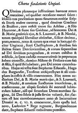 fondation de l'abbaye d'Oigny