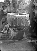 Fonts baptismaux de l'église de Nielles-lès-Ardres.