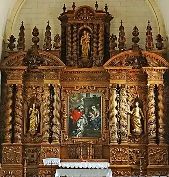 Église Saint-Léger : retable du maître-autel.