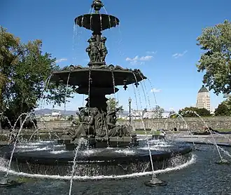 Fontaine de Tourny, Québec.