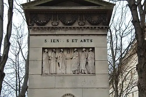 Bas-relief des Sciences et des Arts.