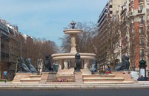 La Fontaine aux Lions en 2015.