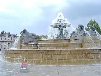 La fontaine aujourd'hui.