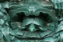 Signature de la fontaine : « André Martin sculpteur 1846 »