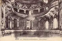 Salle de spectacles du château de Fontainebleau (1855).