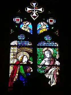 Vitrail de B. Bermejo et G. Fontanet.