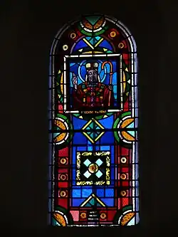 Vitrail de l'église Saint-Germain.