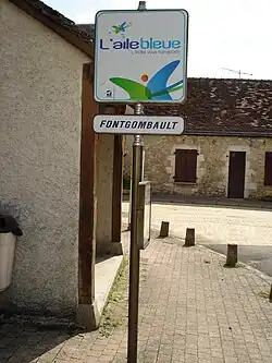 L'arrêt de bus L'Aile Bleue en 2011.