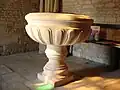 Fonts baptismaux du XVIIIe&nbsp;siècle.
