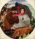 Adieu à l'Angleterre par Ford Madox Brown.