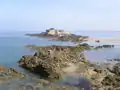 Île du Fort National, vue depuis les remparts de Saint-Malo.