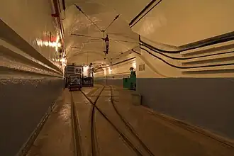 Entrée de la gare de triage de Schœnenbourg.