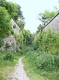 Remparts du fort de Bregille.