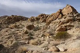 Début du Fortynine Palms Oasis Trail