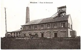 La fosse Bernicourt no&nbsp;2 vers 1905.