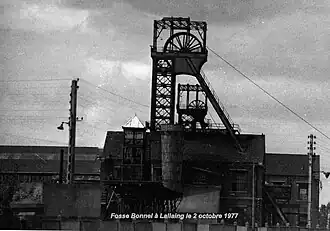La fosse Bonnel le 2 octobre 1977.