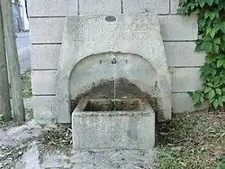 La fontaine Le Bichet.