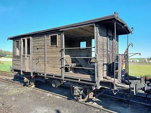 Le fourgon-postal Van der Zypen & Charlier au Train des Mouettes.