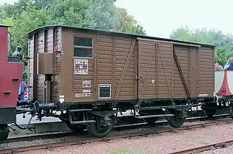 Le fourgon Ouest-Etat M 934067 à Mornac/Seudre.