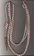 Fourragère aux couleurs de la croix de guerre des théâtres d'opérations extérieurs