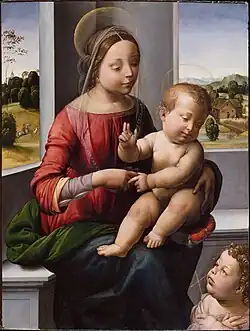 Madone et St Jeanv. 1497, New York