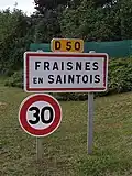Entrée du village.