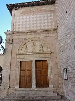 Oratoire Saint-Bernardin (seconde moitié du XVe&nbsp;siècle), façade.