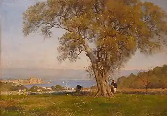 Vue d'Antibes (1894), musée des Beaux-Arts de Strasbourg.