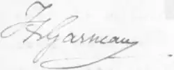 signature de François-Xavier Garneau