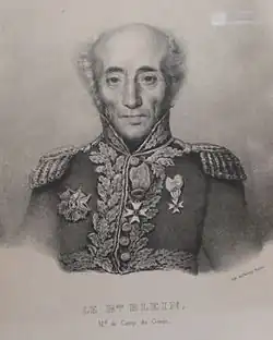 Ange François Blein (né en 1767) : général des guerres de la Révolution et de l'Empire.