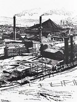 Vallée de la Meuse, 1915 (Eau-forte ; 39,8&nbsp;×&nbsp;29,5&nbsp;cm), Liège, Musée de La Boverie