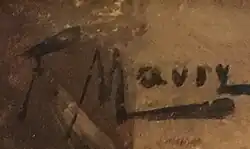 signature de François Maury