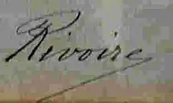 signature de François Rivoire