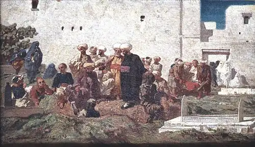 Enterrement maure (1853), Paris, musée du Louvre.