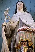 Sa statue dans la cathédrale Saint-Pierre-et-Saint-Paul de Nantes.